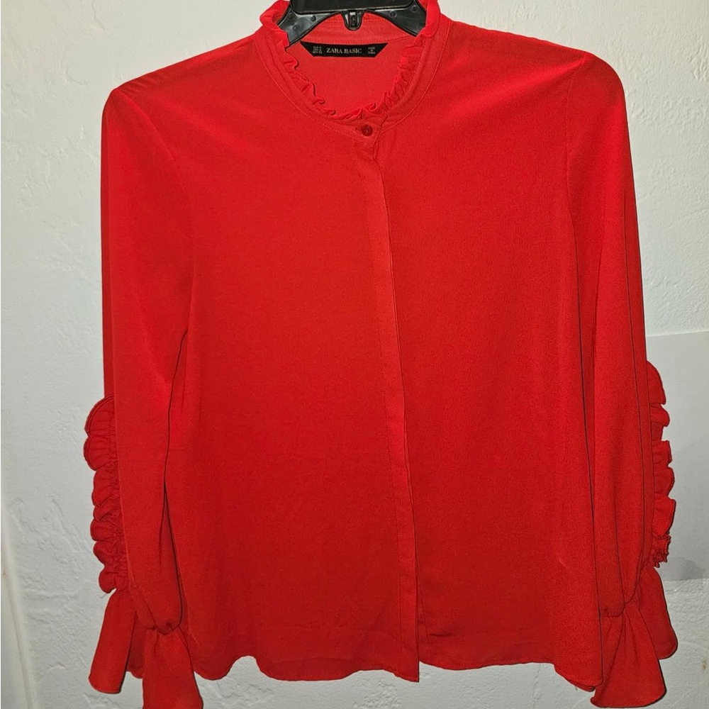 Zara Long Sleeve Blouse